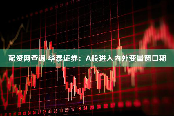 配资网查询 华泰证券：A股进入内外变量窗口期